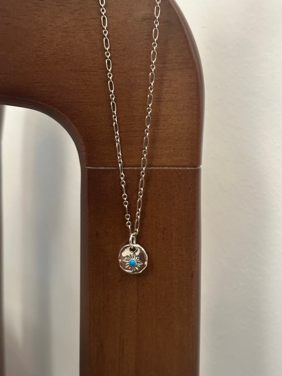 Turquoise star 925silver necklace 상품이미지4