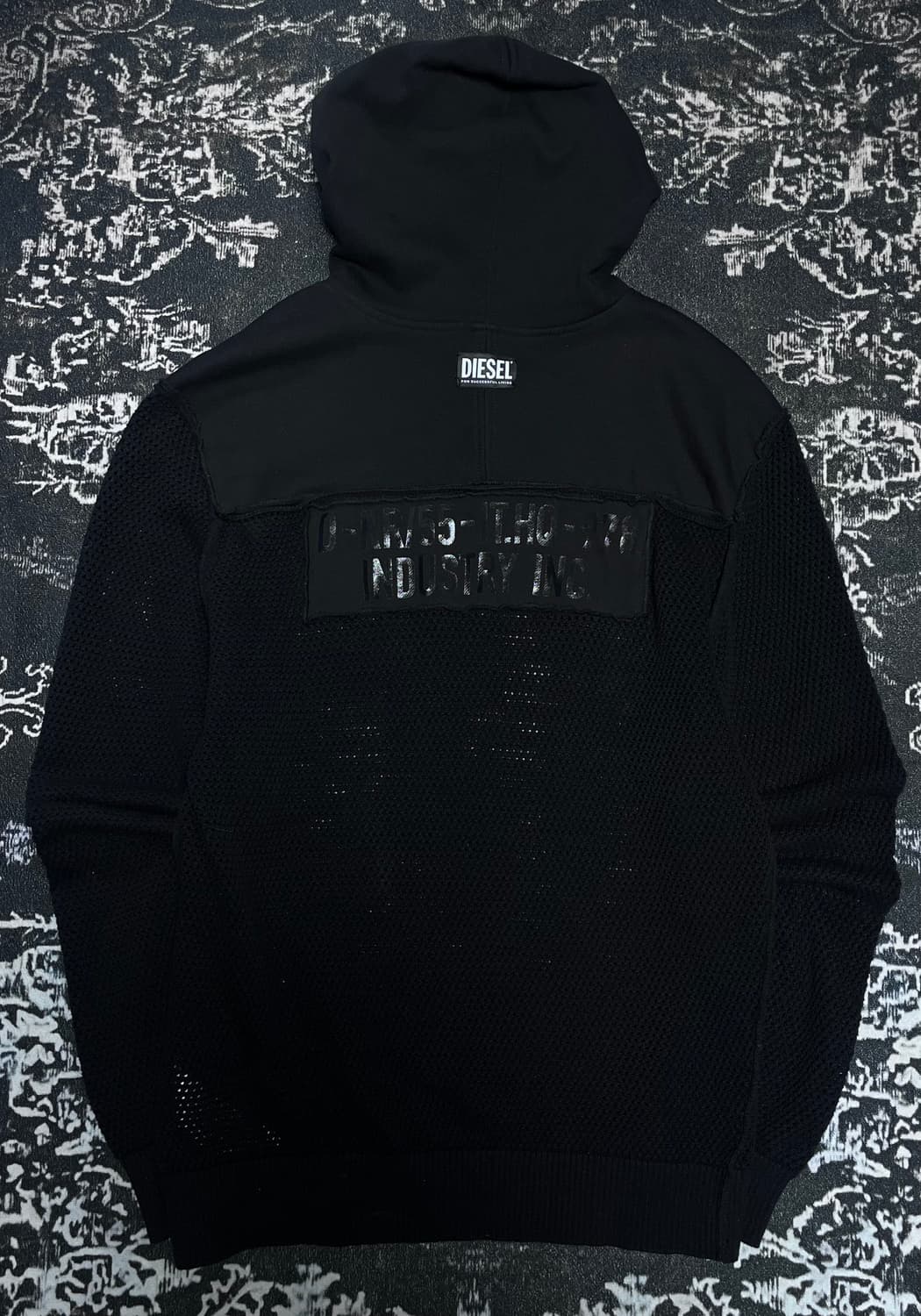 디젤 INDUSTRY INC 백패치 후드 L 상품이미지1