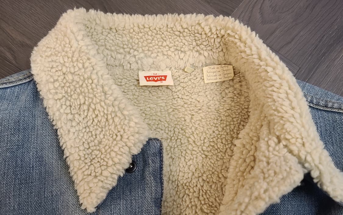 LVC 리바이스 쉐르파 세르파 셰르파 시어링 양털 트럭커 연청 워크웨어 상품이미지3