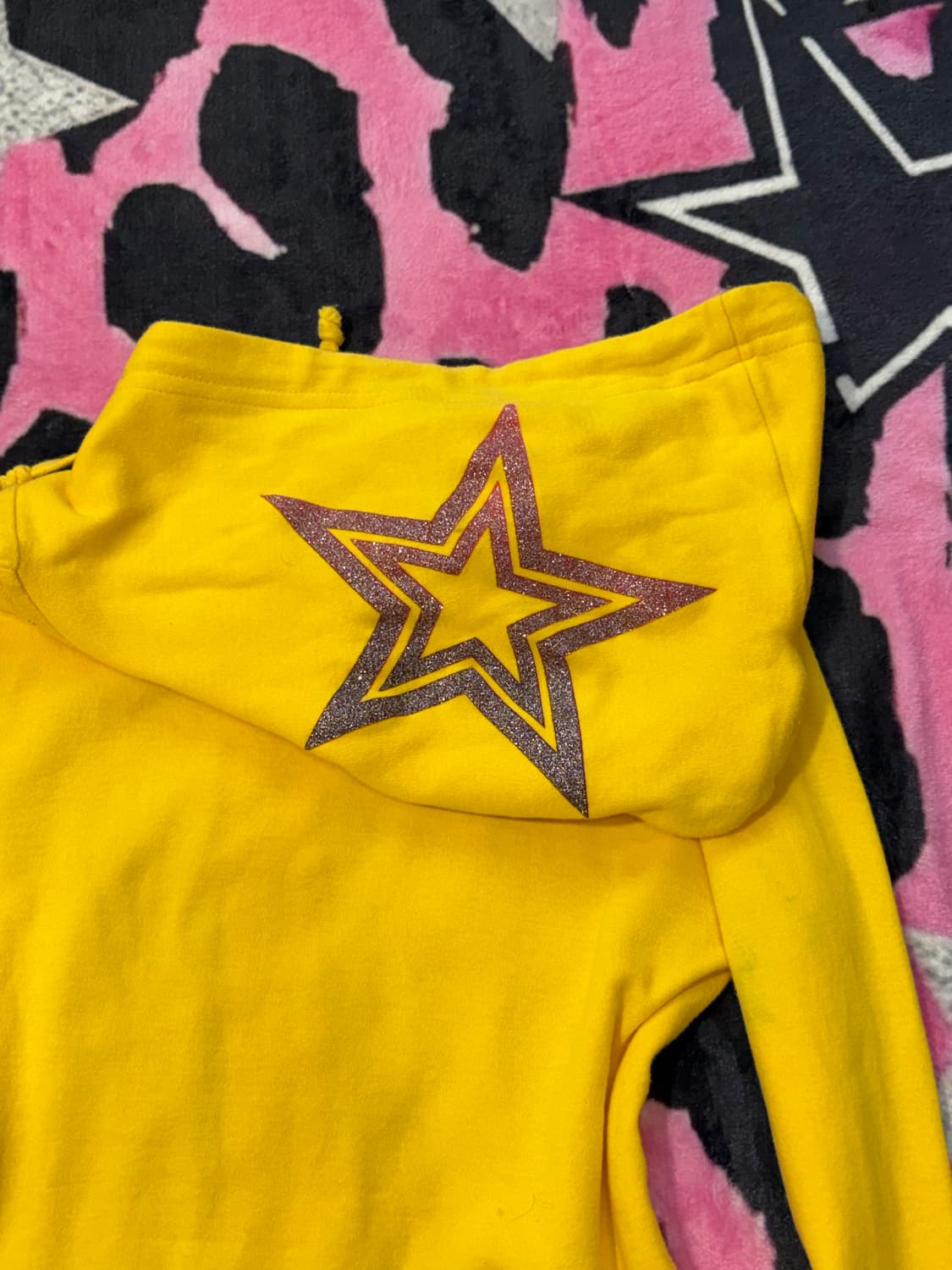 Lolita yello Glitter hoodie zip up 상품이미지8