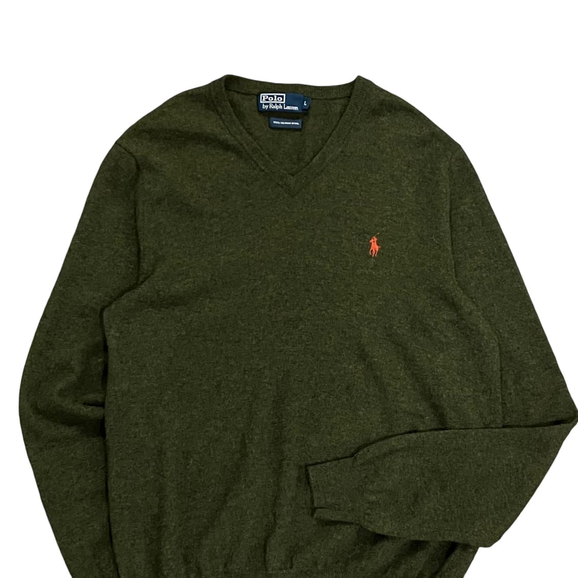 폴로 랄프로렌 메리노울 브이넥 니트 y08305 상품이미지4