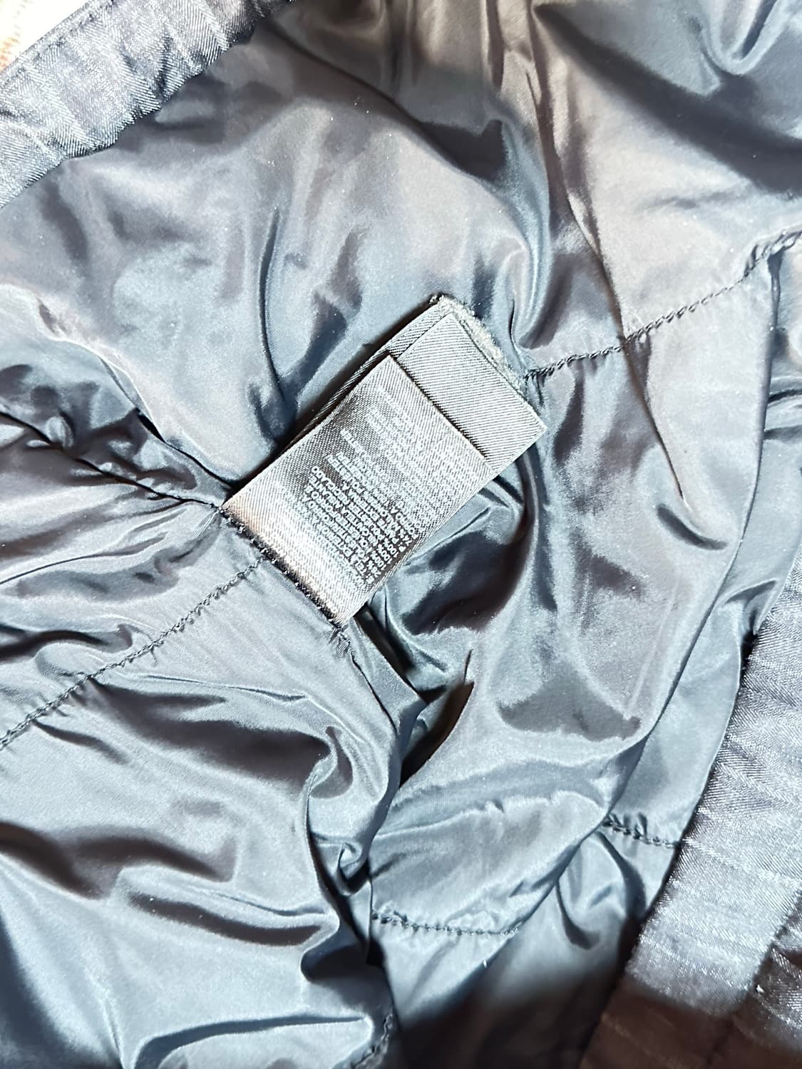 노스페이스 스트라이프 패턴 패딩 바람막이 S 상품이미지3