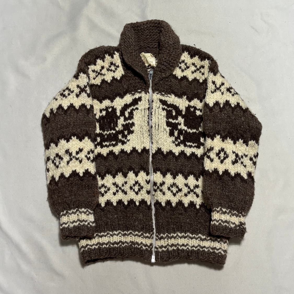 VTG 캐나다 독수리 해비울 핸드메이드 코위찬 상품이미지2