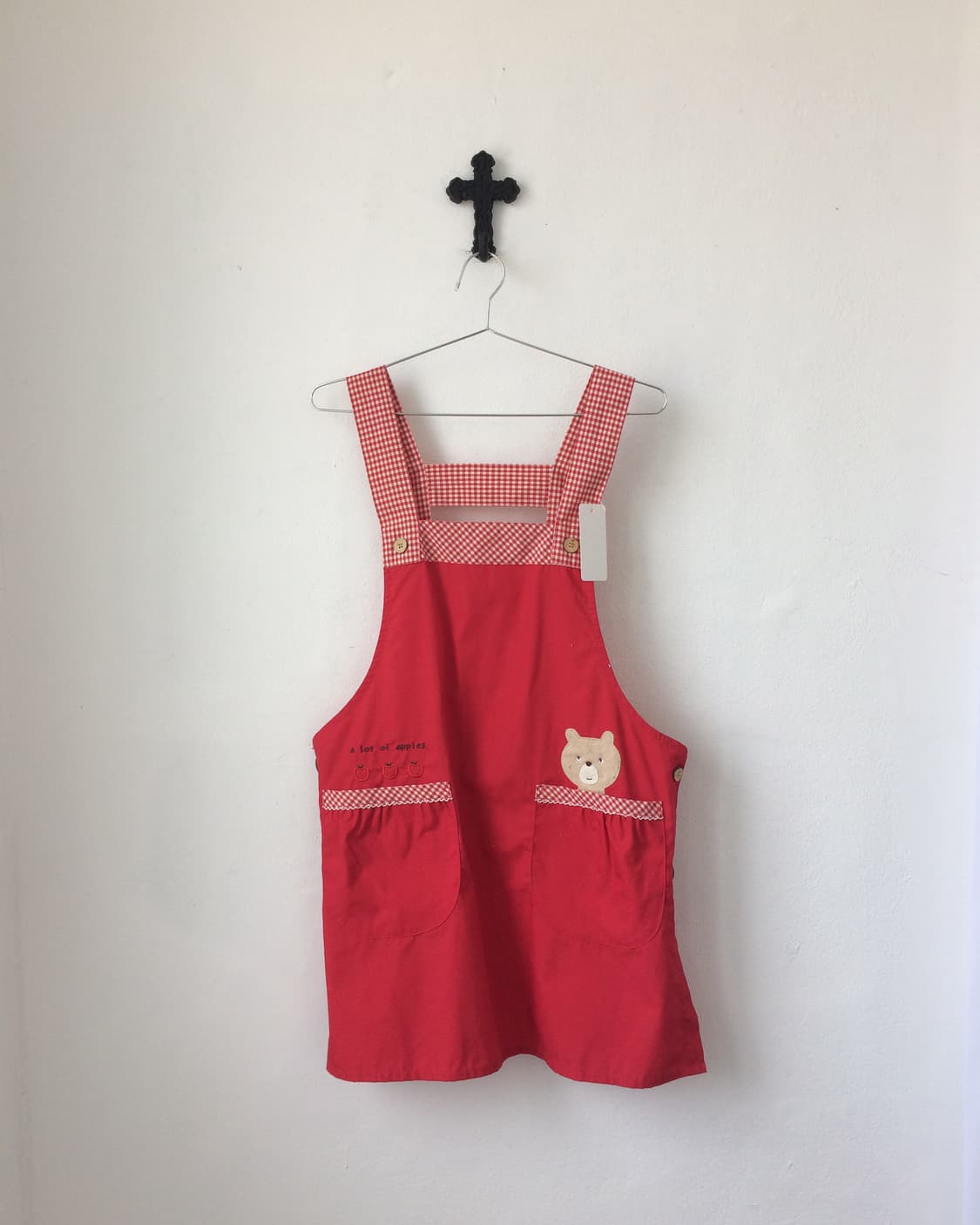 Bear apple point apron 상품이미지2