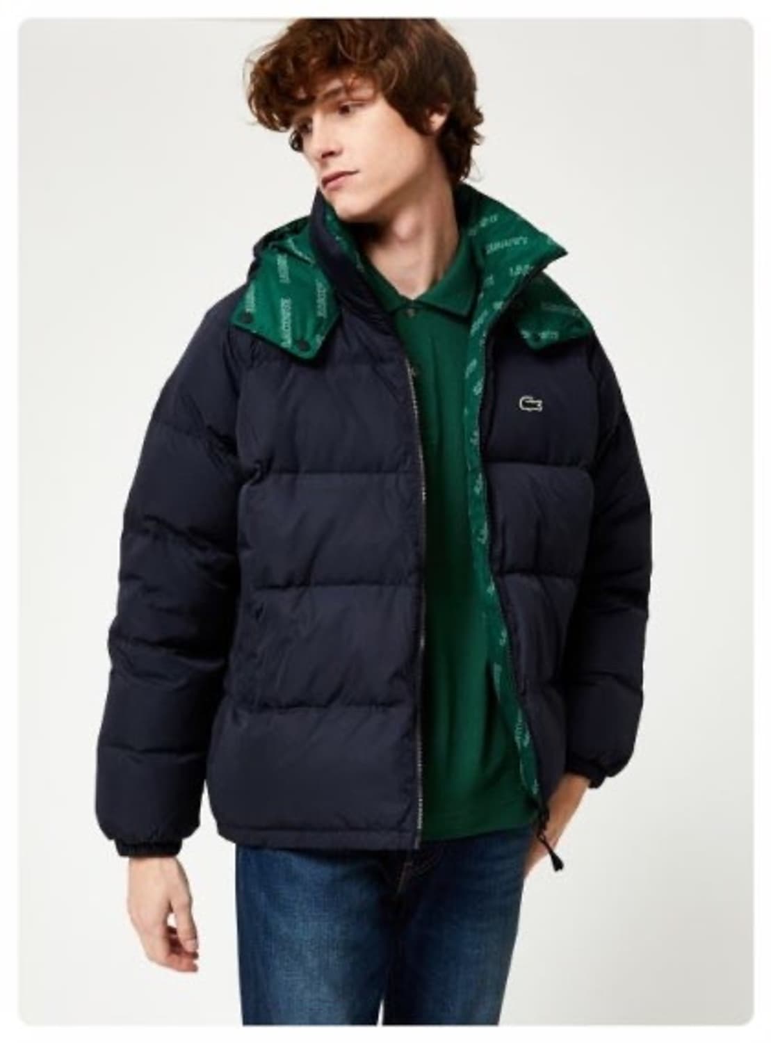 라코스테 LACOSTE 리버서블 패딩 자켓 상품이미지1