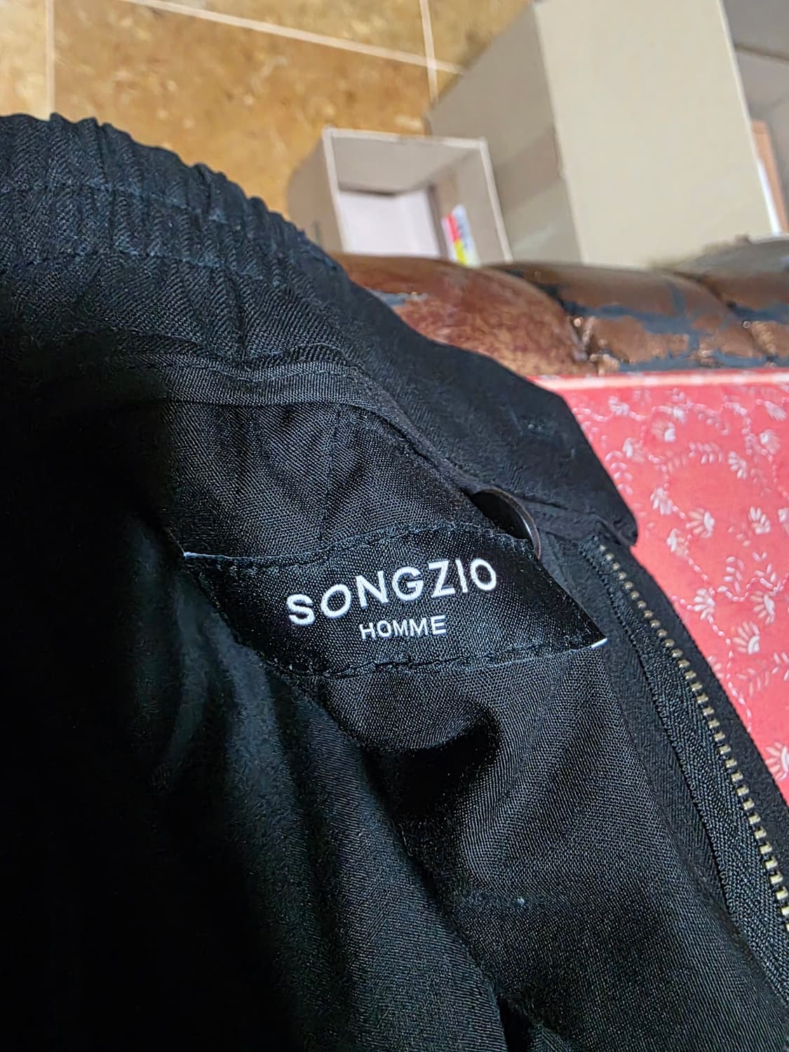 송지오옴므 버튼스냅 와이드 슬랙스 팬츠 상품이미지6