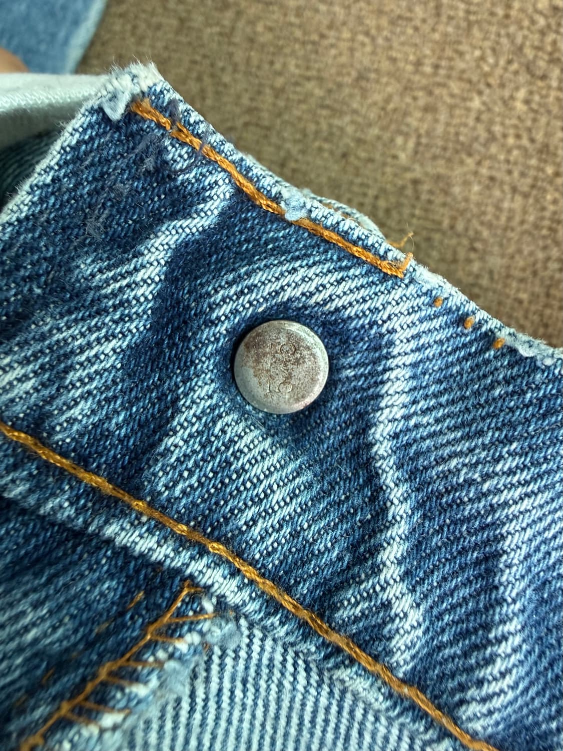 90s Made in usa Levis 505리바이스 오렌지탭 데님팬츠 상품이미지7