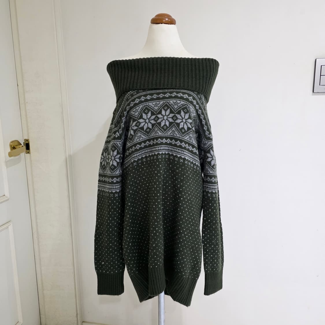 노르딕 연말 겨울 모리걸 니트스웨터 상품이미지3