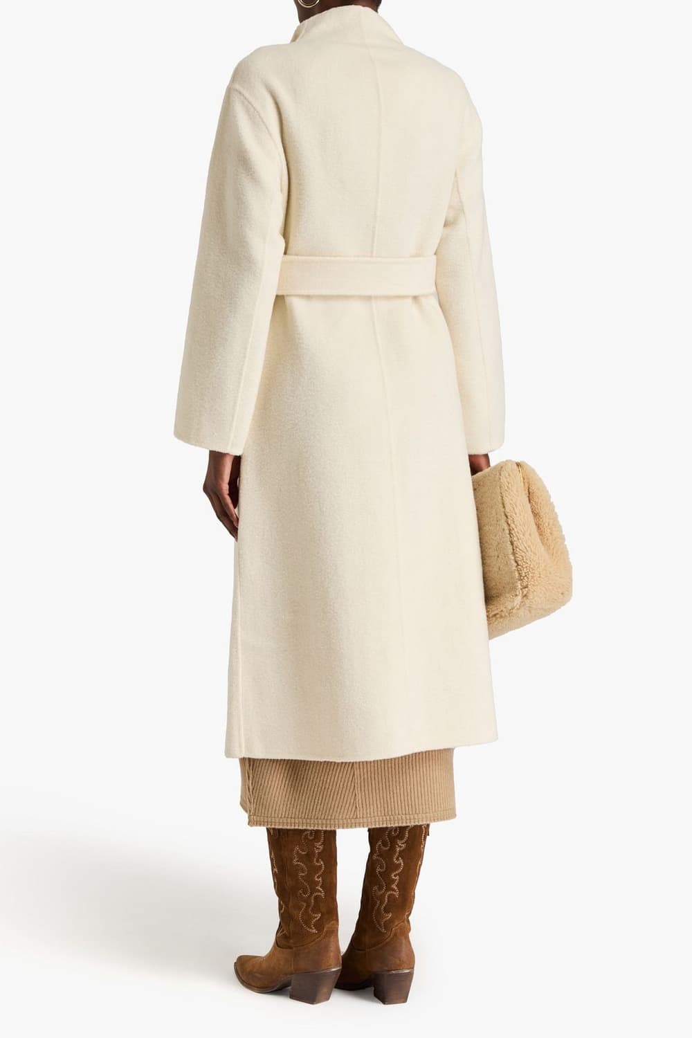 🖤 마쥬(MAJE) 아이보리 울 롱코트 상품이미지9