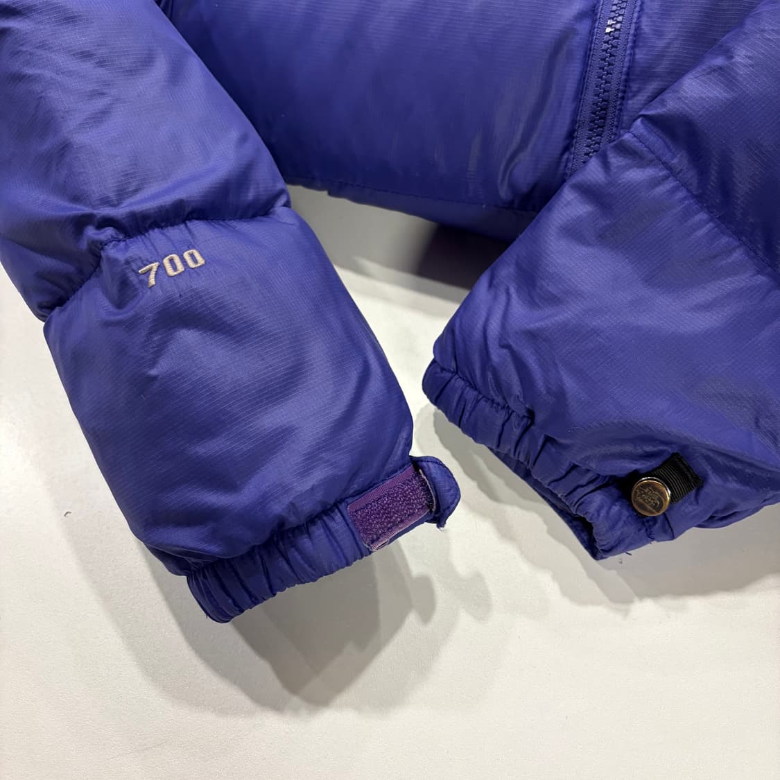 [85/XS] 노스페이스 700 다운 눕시 퍼플 패딩 자켓 C167 상품이미지6