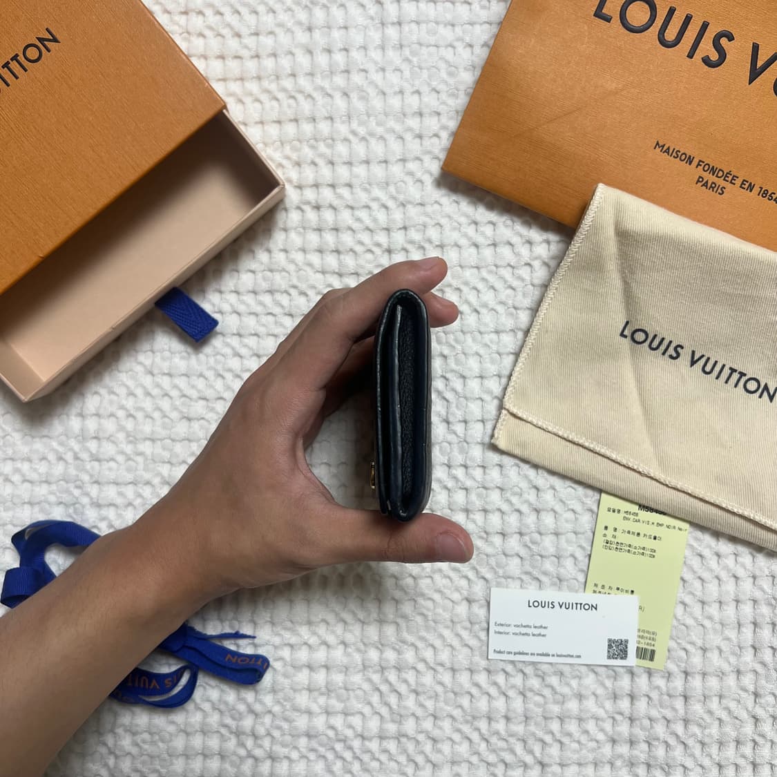 (당일배송 풀구성) 루이비통 앙프렝뜨 비즈니스 카드지갑 상품이미지4