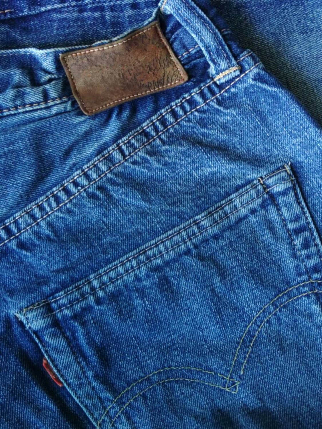 웨어하우스 1001xx 빈티지 가공 데님 팬츠 상품이미지7