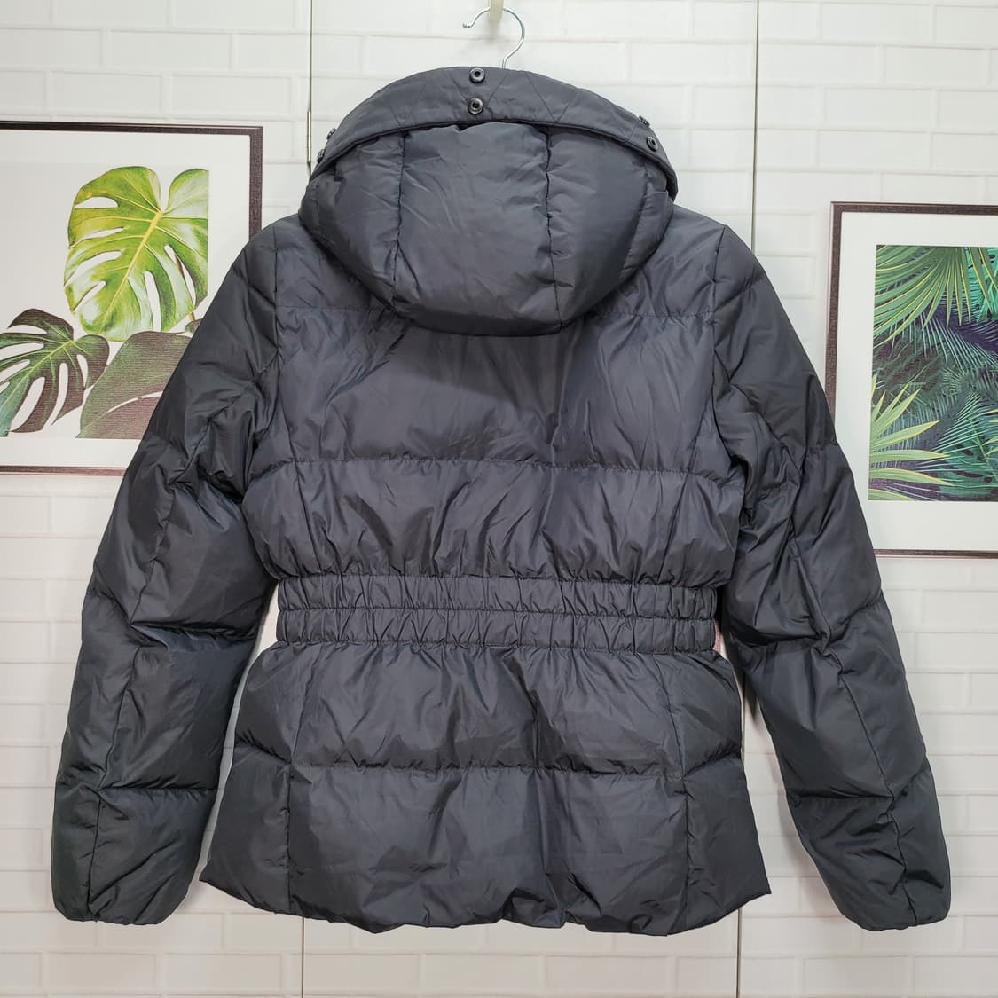 코치 덕다운 후드 숏 패딩 자켓 XS 55사이즈 새상품급 상품이미지4