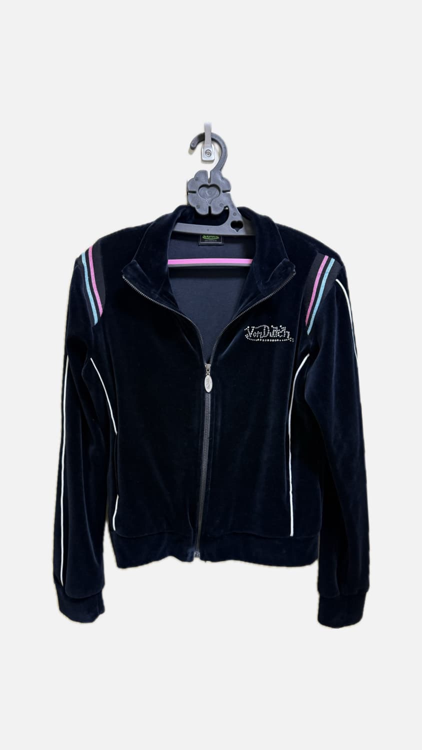 본더치 벨벳 파이핑 트랙탑 져지 상품이미지1