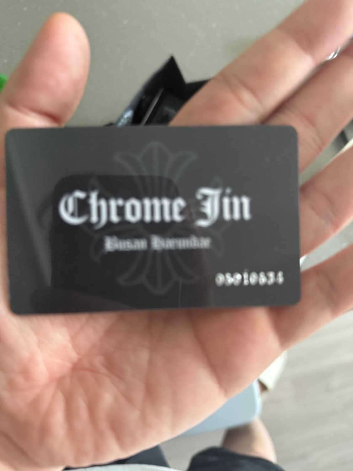 크롬하츠 플로랄 크로스 반지 상품이미지5