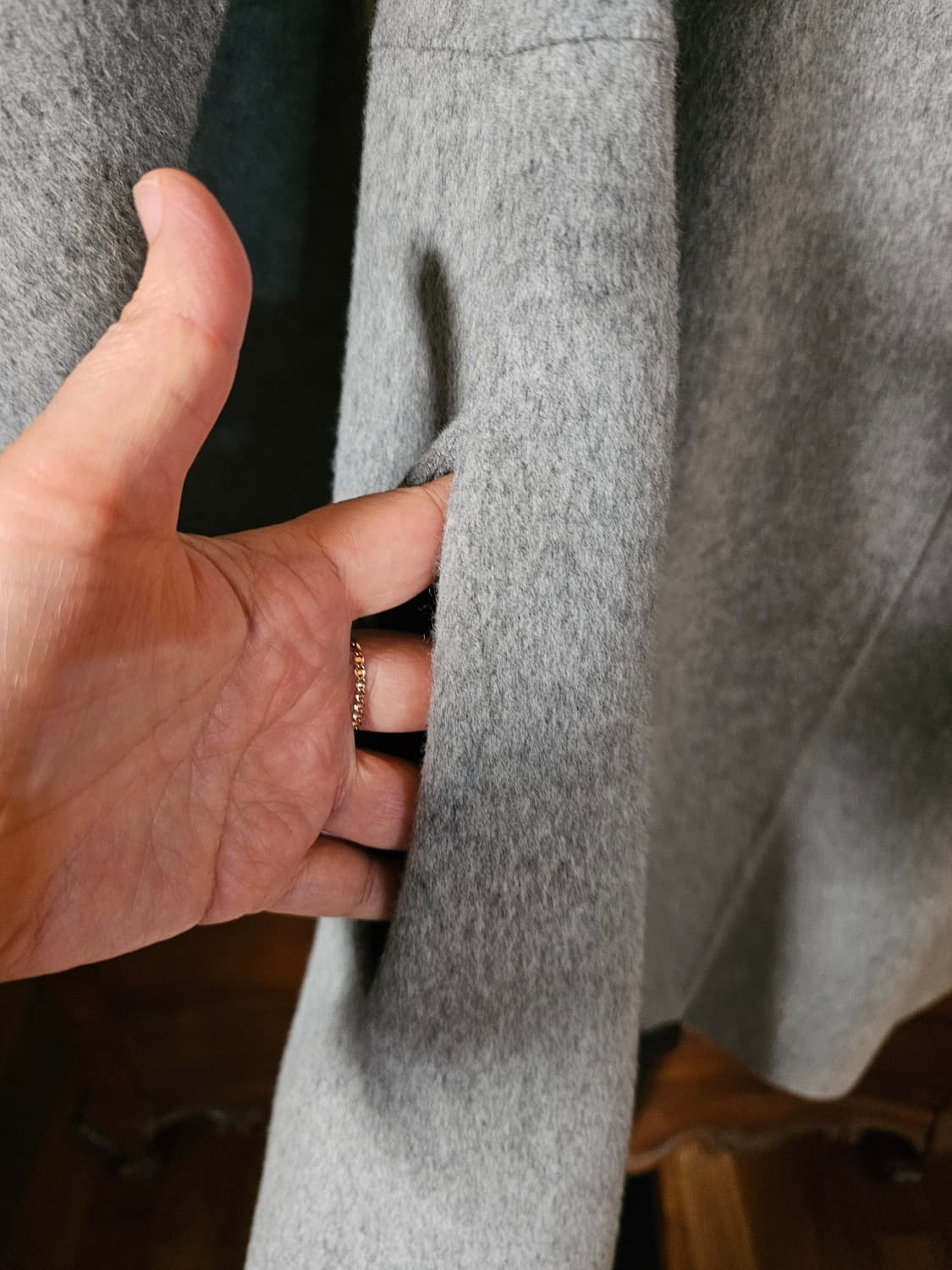 SJSJ 양모캐시미어 핸드메이드 코트  상품이미지5