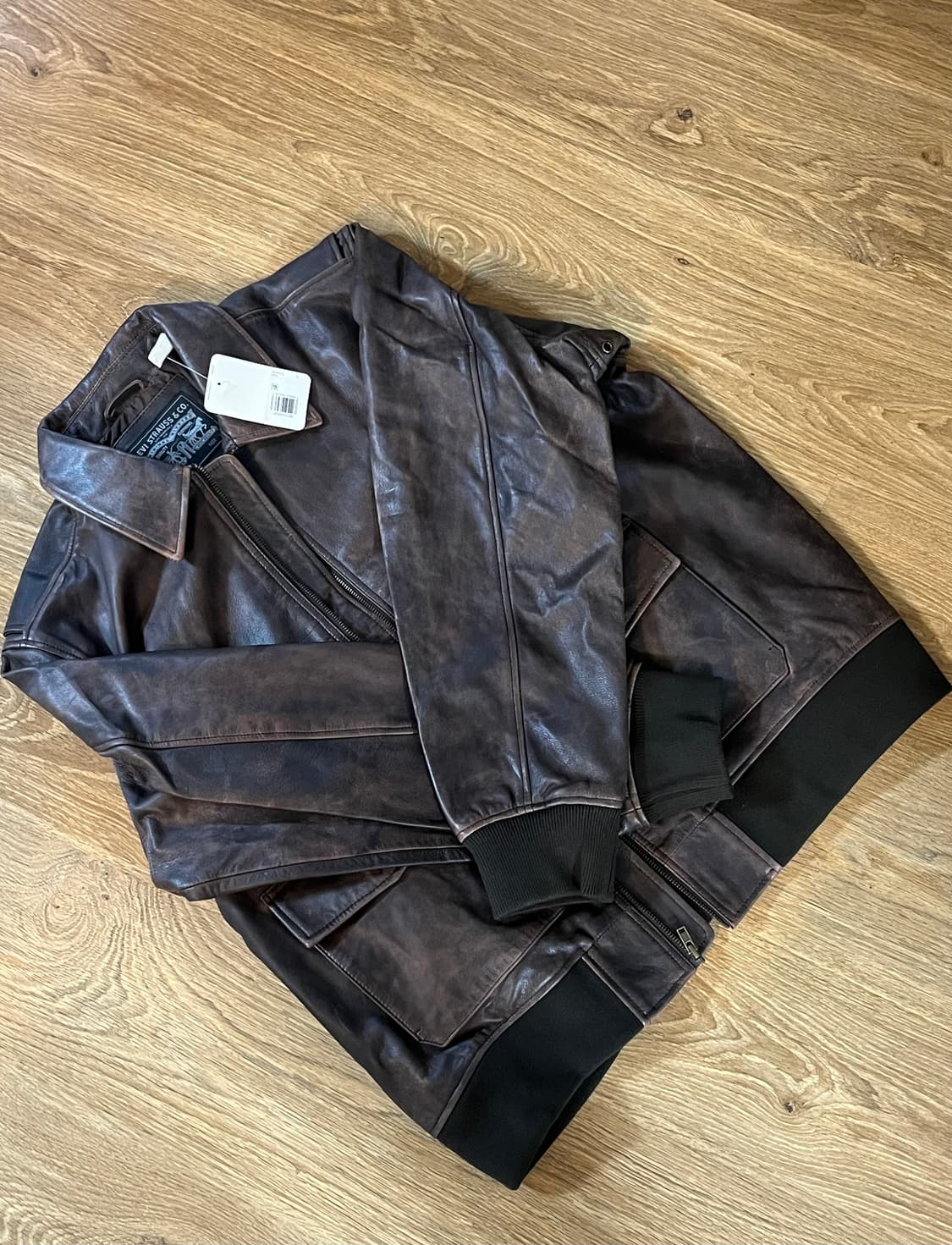 리바이스 a2 레더 가죽 자켓 L 새상품 상품이미지5