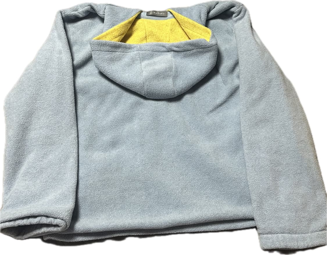 TIPICOSI 옐로우&베이비블루 후리스 집업 상품이미지2