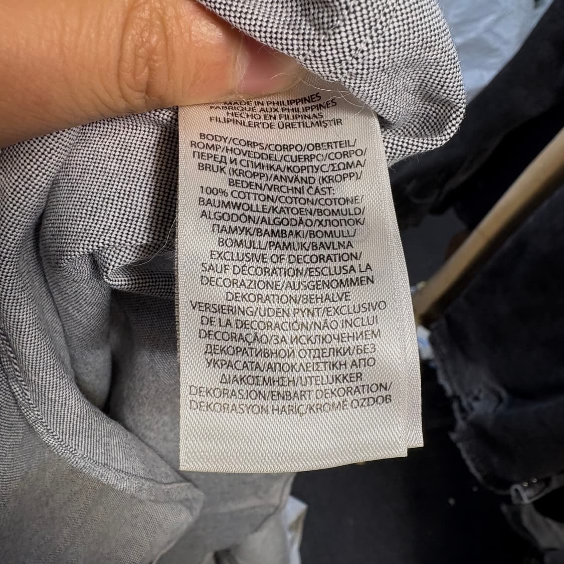 폴로 클래식핏 솔리드 셔츠 그레이 M 상품이미지8