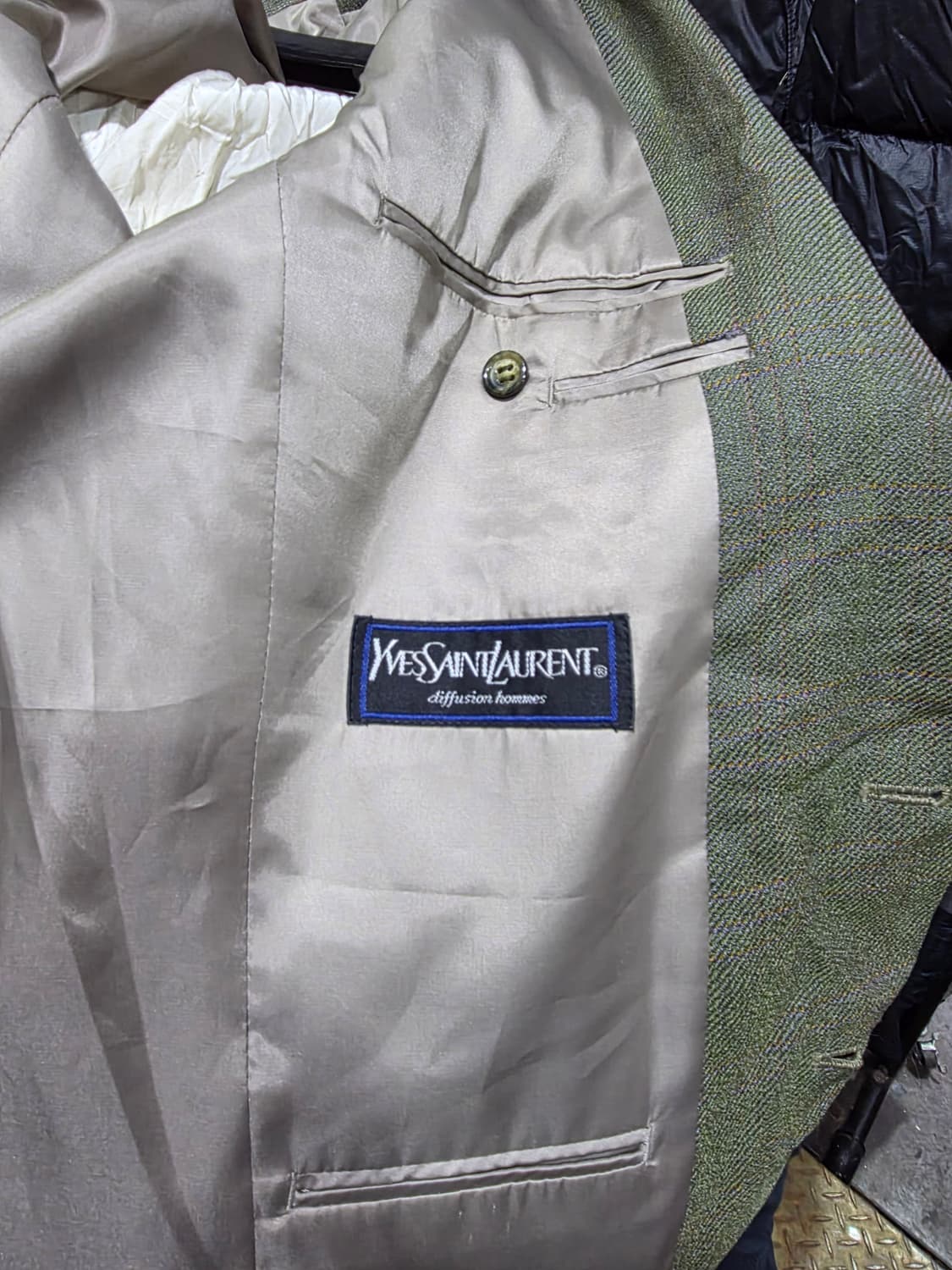 YSL diffusion hommes vintage blazer (37C 상품이미지2