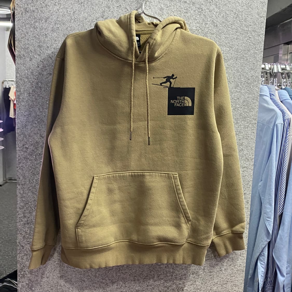 노스페이스 빅로고 스키 브라운 후드티 B3571 상품이미지2