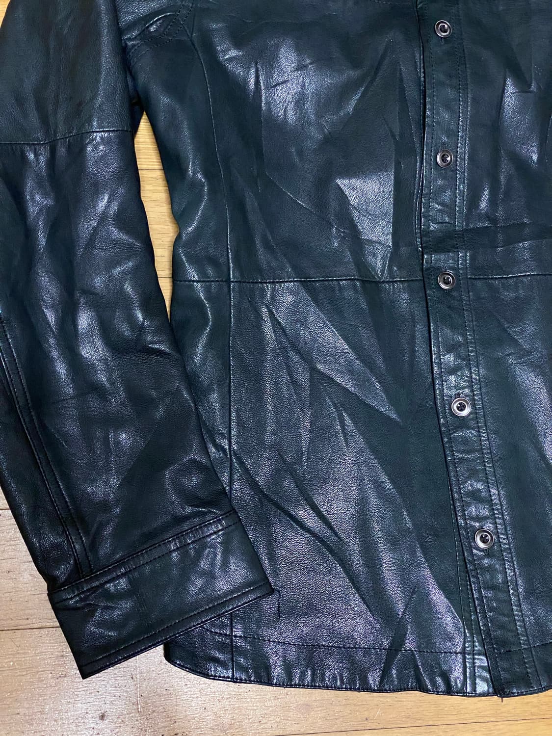A.A.R lambskin leather shirt 상품이미지4
