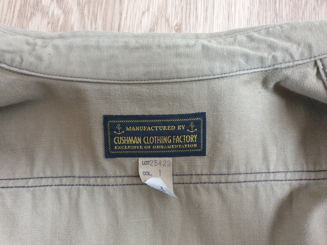 쿠쉬맨 헤링본 유틸리티 셔츠 XL사이즈 상품이미지4