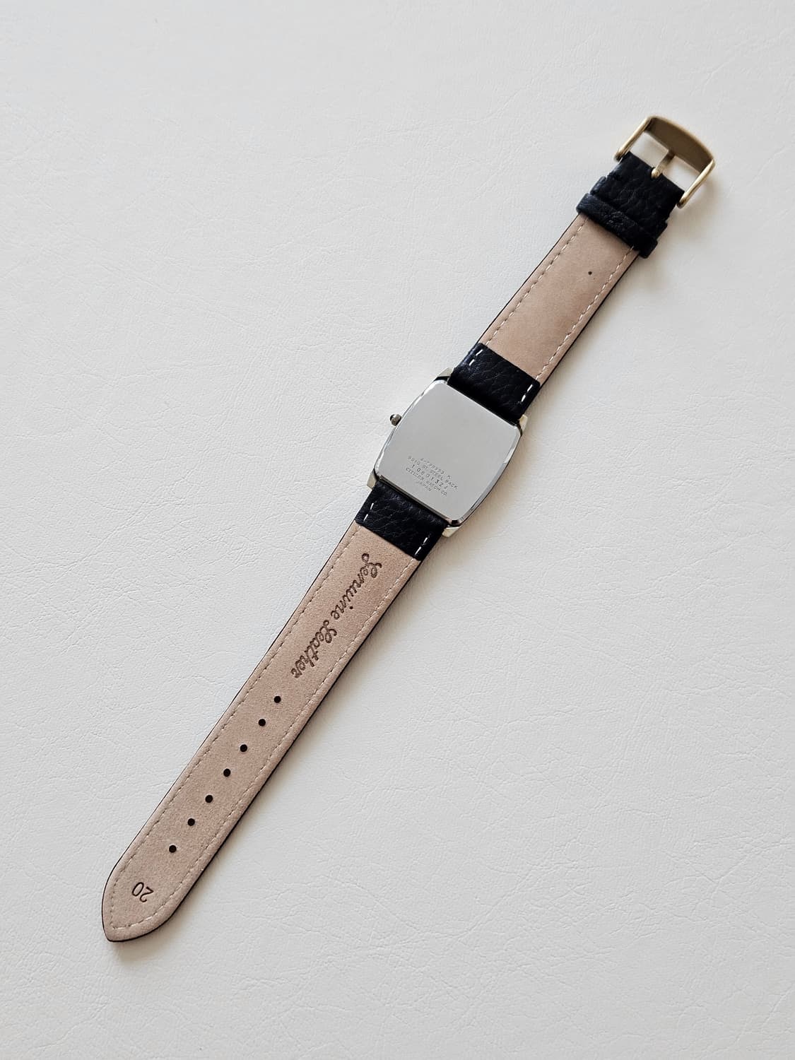 빈티지 시티즌 쿼츠 금장 가죽 시계 상품이미지6