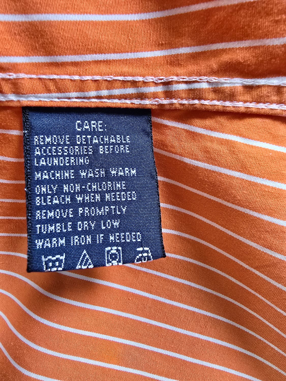 폴로랄프로렌 오렌지 스트라이프 셔츠 (1224) 상품이미지4