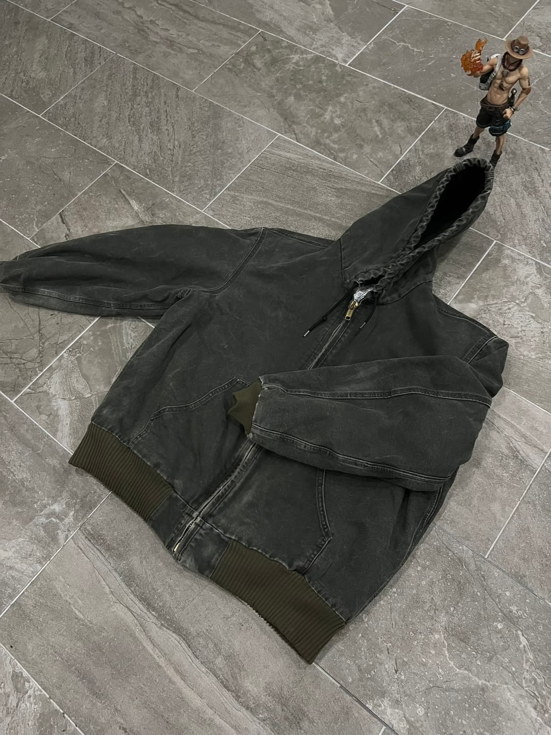 (XL) 칼하트 후드 덕 액티브 자켓 J130 MOS 모스그린 상품이미지8