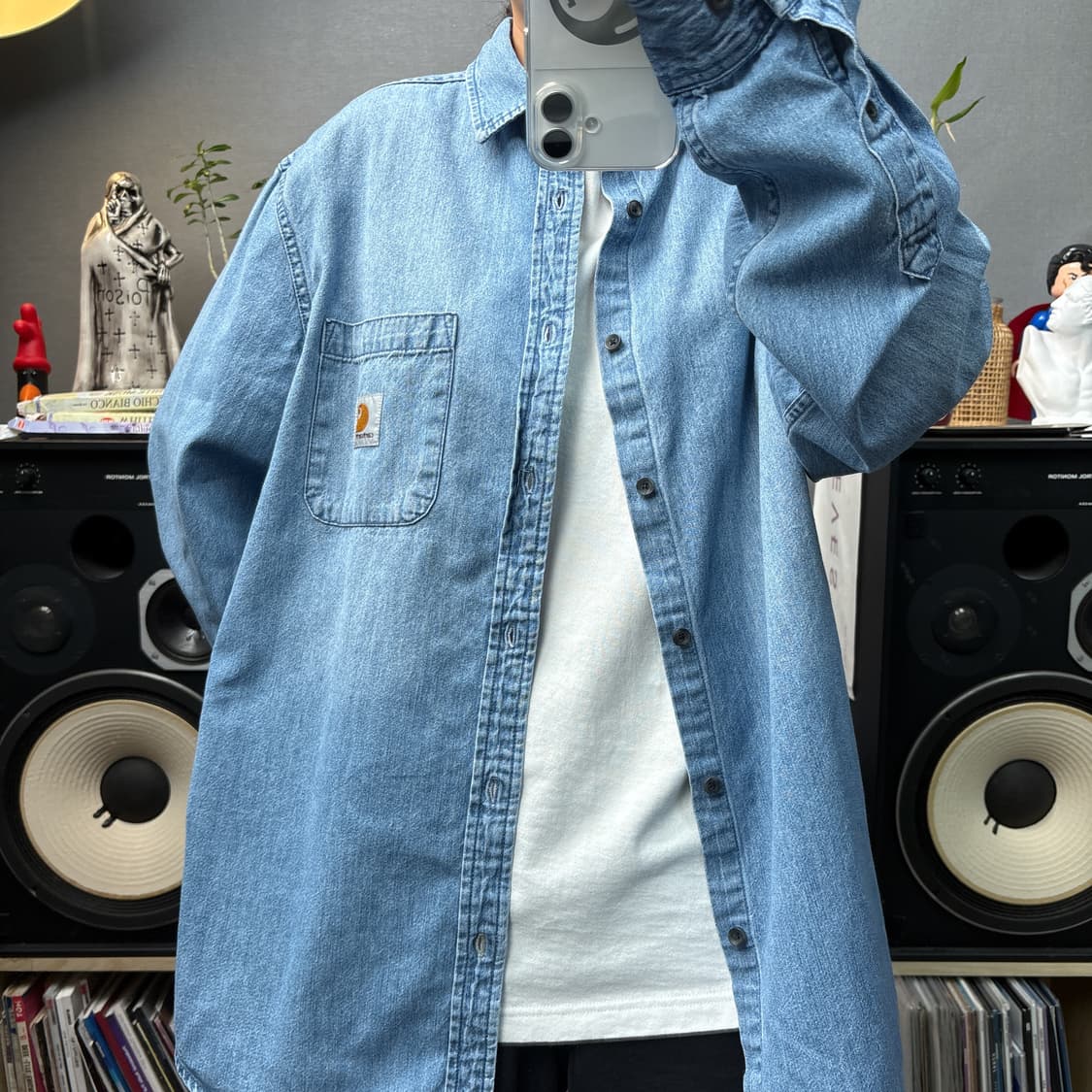 칼하트 데님셔츠 상품이미지1