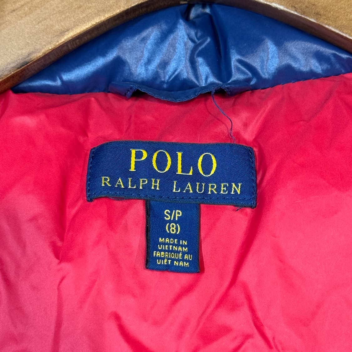 8T) 폴로 랄프로렌 네이비 덕다운 오리털 패딩 점퍼 키즈 상품이미지7