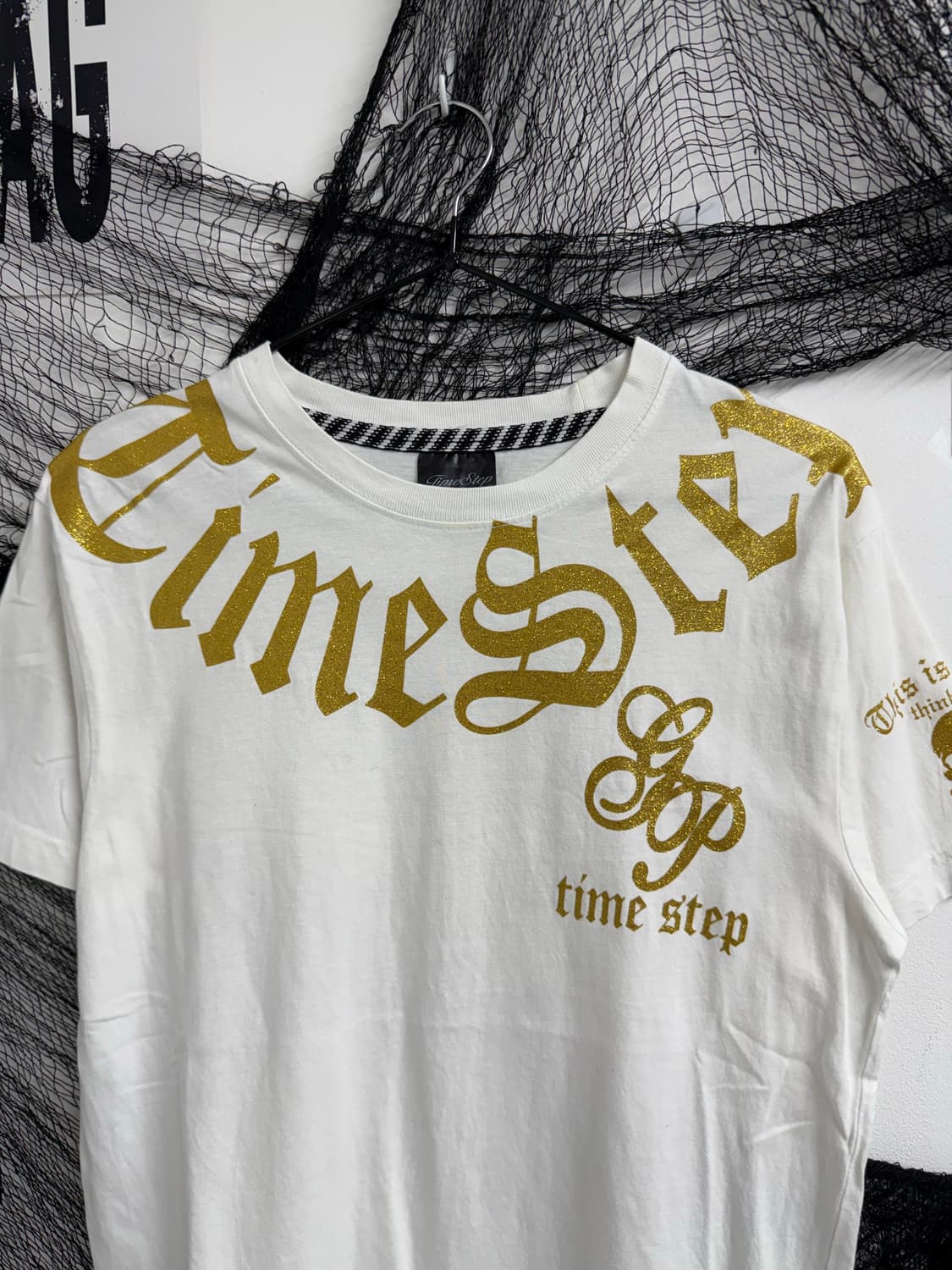 00s punk mood lettering halfsleeve  Pric 상품이미지3