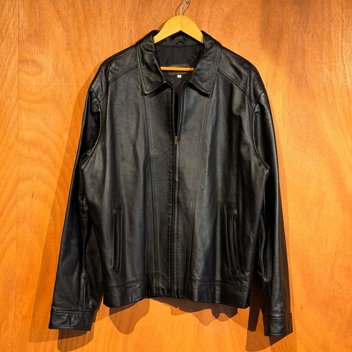 송탄 다크호스 카우레더 자켓 XXL 소가죽 상품이미지1