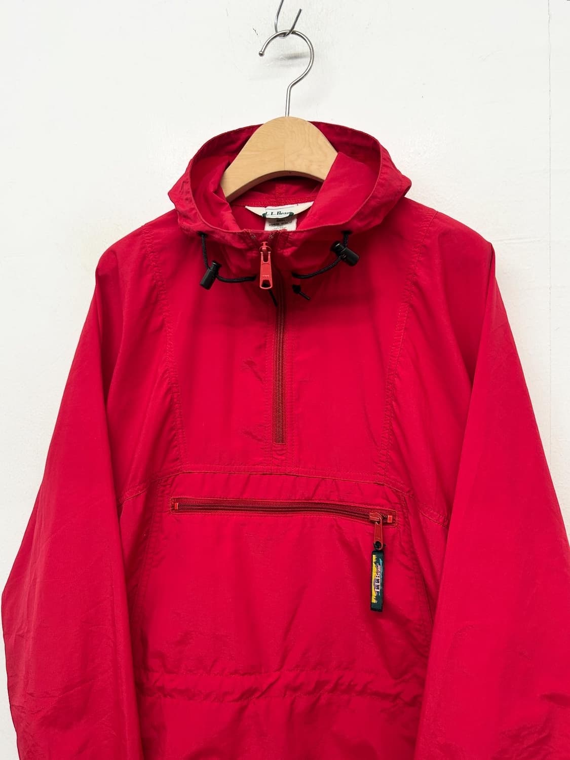 L.L.Bean 빨간색 아노락 바람막이 상품이미지2
