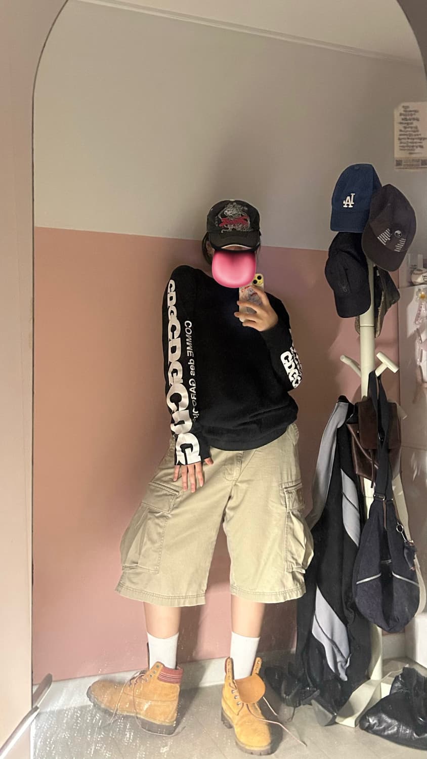 꼼데가르송 CDG 로고 롱슬리브 상품이미지1