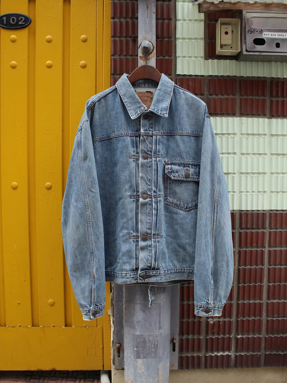 90s Levis 70502 1st trucker denim jacket 상품이미지1