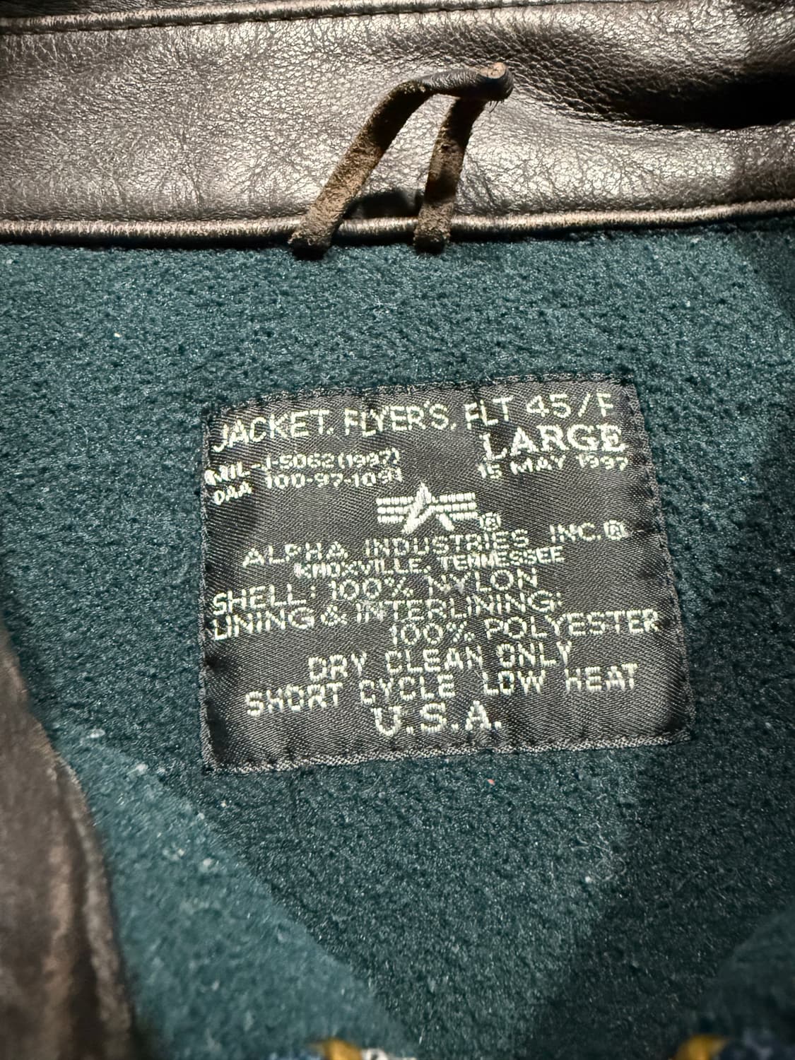 Alpha Industries 알파인더스트리 CWU-45 플라이트 자켓 상품이미지5