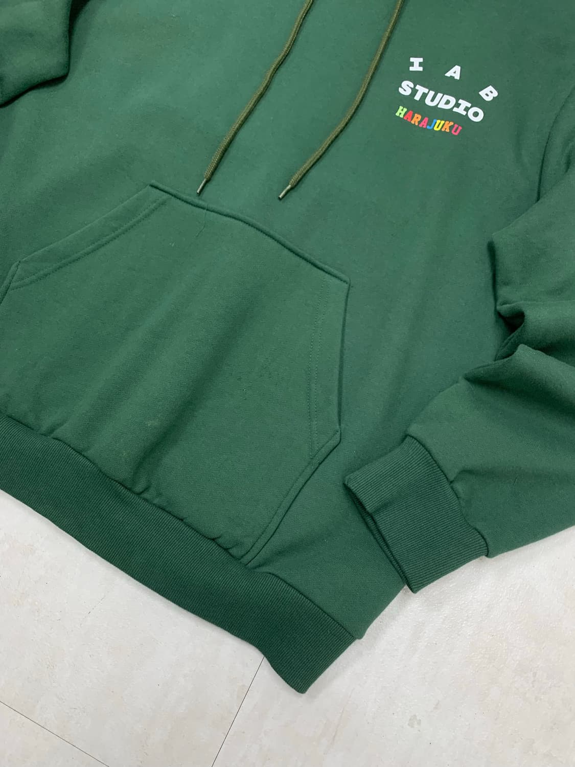 lab studio 그린 후드티 상품이미지6