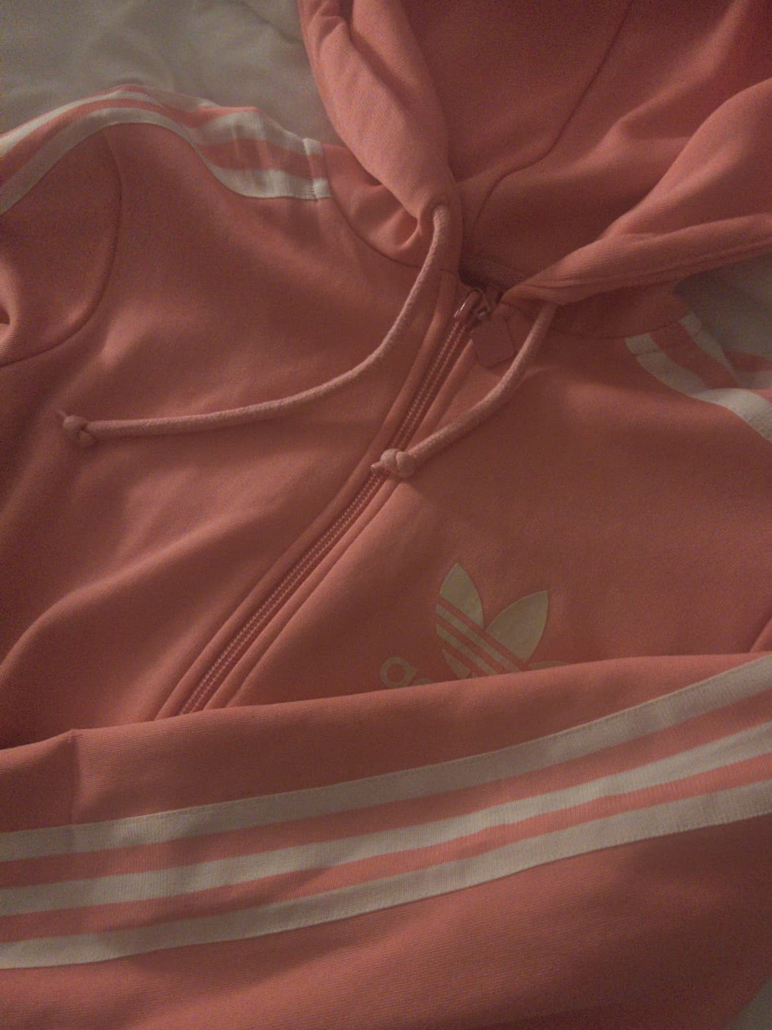 대대장급 아디다스 핑크색 후드집업 져지 트랙탑 상품이미지1