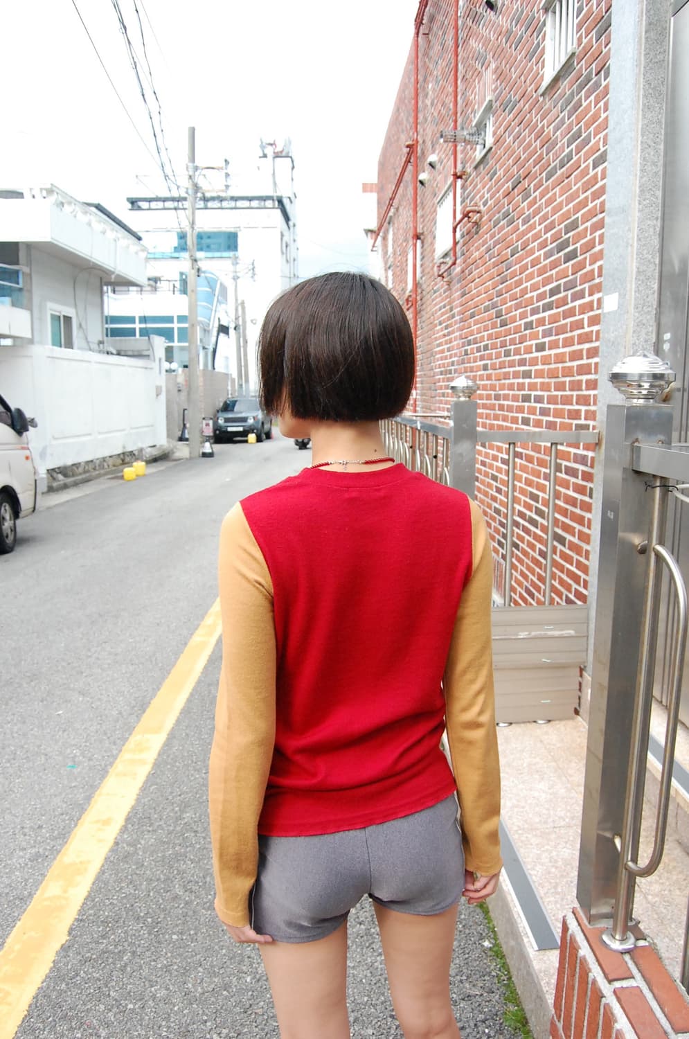 Taffeta bone flower top 상품이미지4
