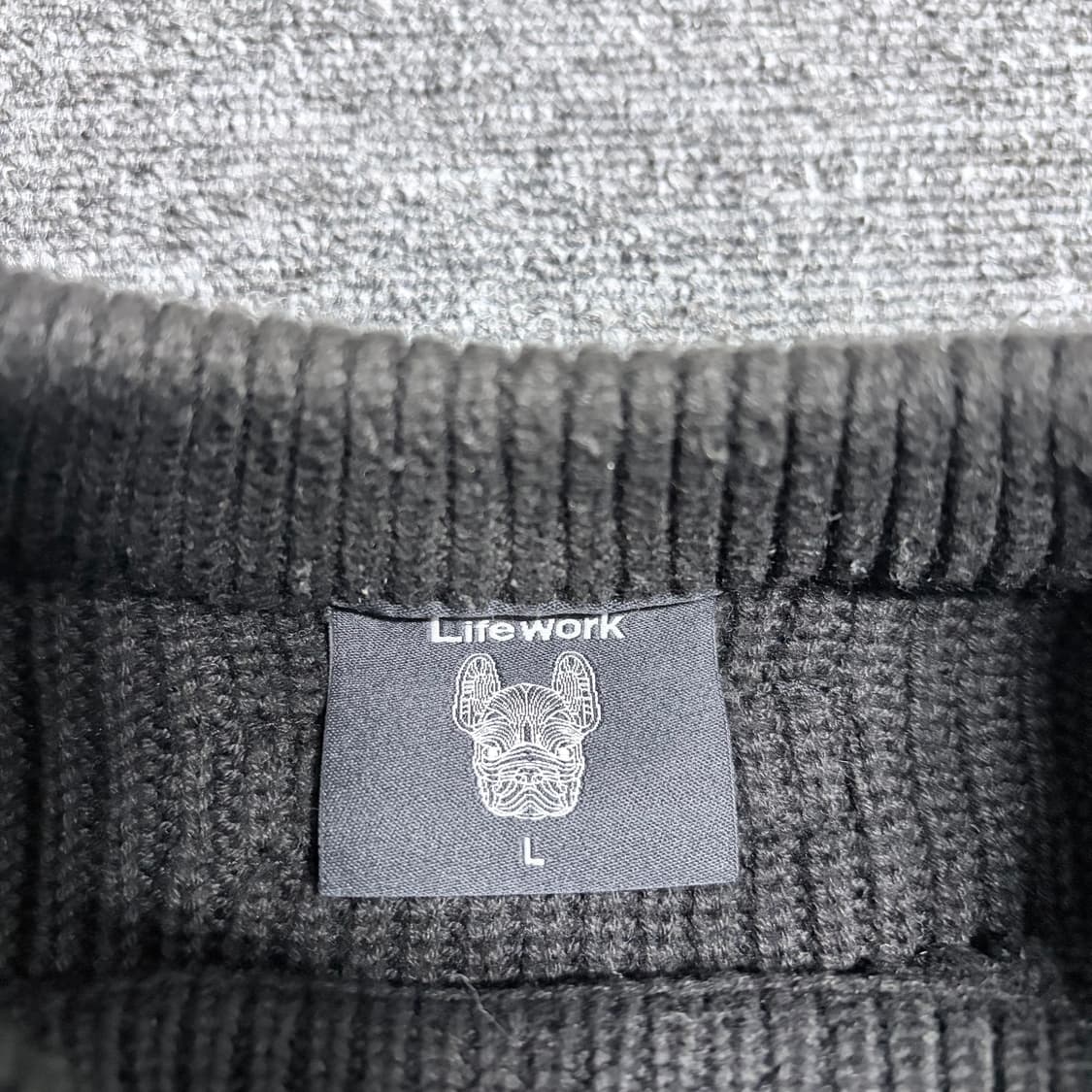 라이프워크 스트라이프 크루넥 니트 상품이미지4