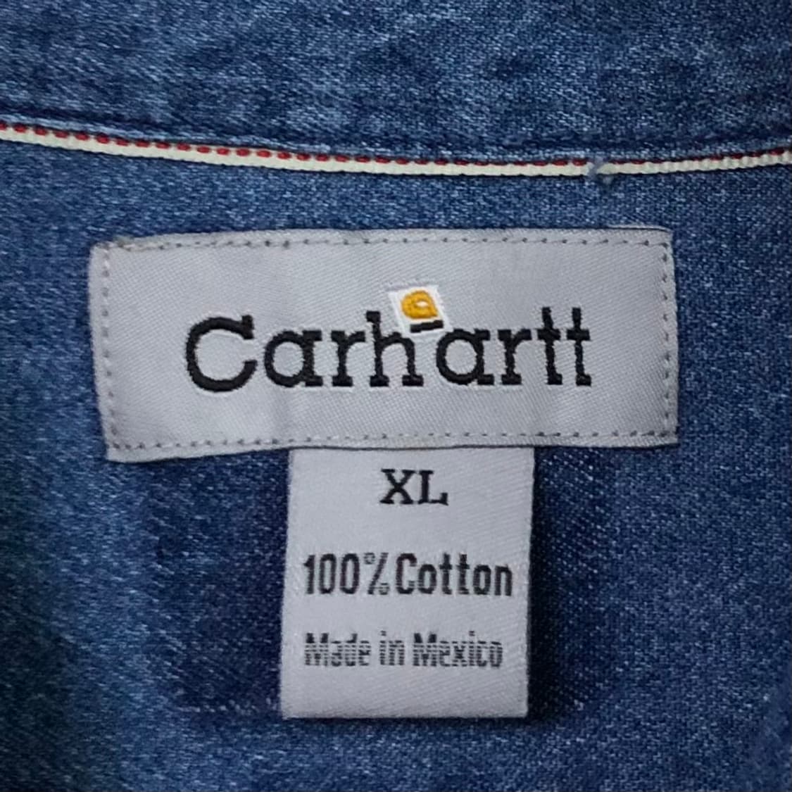 Xxl 칼하트 데님 셔츠 상품이미지3