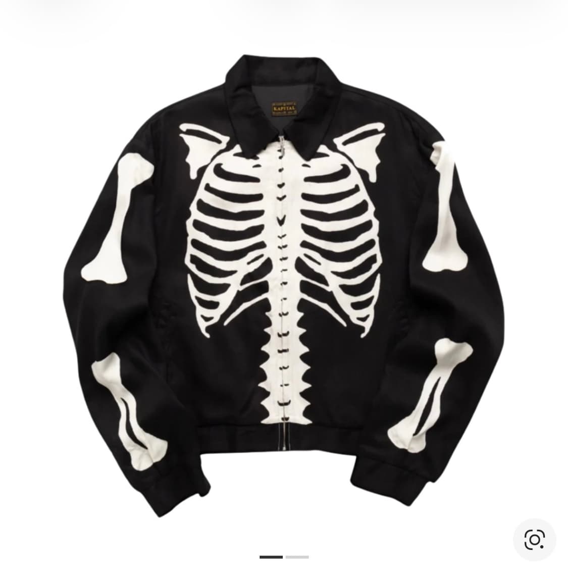 캐피탈 레이온 트윌 본 드리즐러 자켓 블랙 상품이미지1