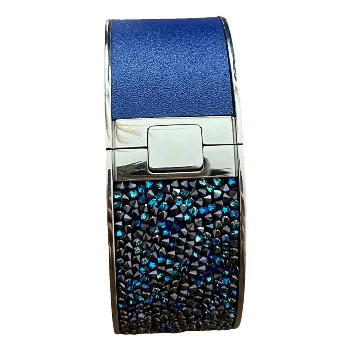 Swarovski 스와로브스키 네이비 레더 크리스탈 뱅글 팔찌  상품이미지1