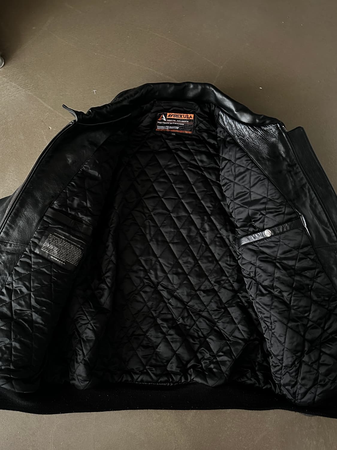 아비렉스 avirex riders king 레더 자켓 상품이미지5