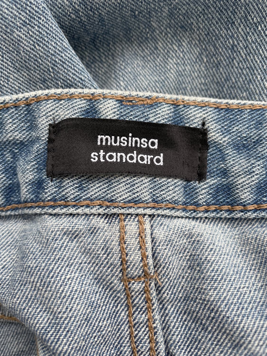무신사 스탠다드 라이트 인디고 데님 팬츠 상품이미지3