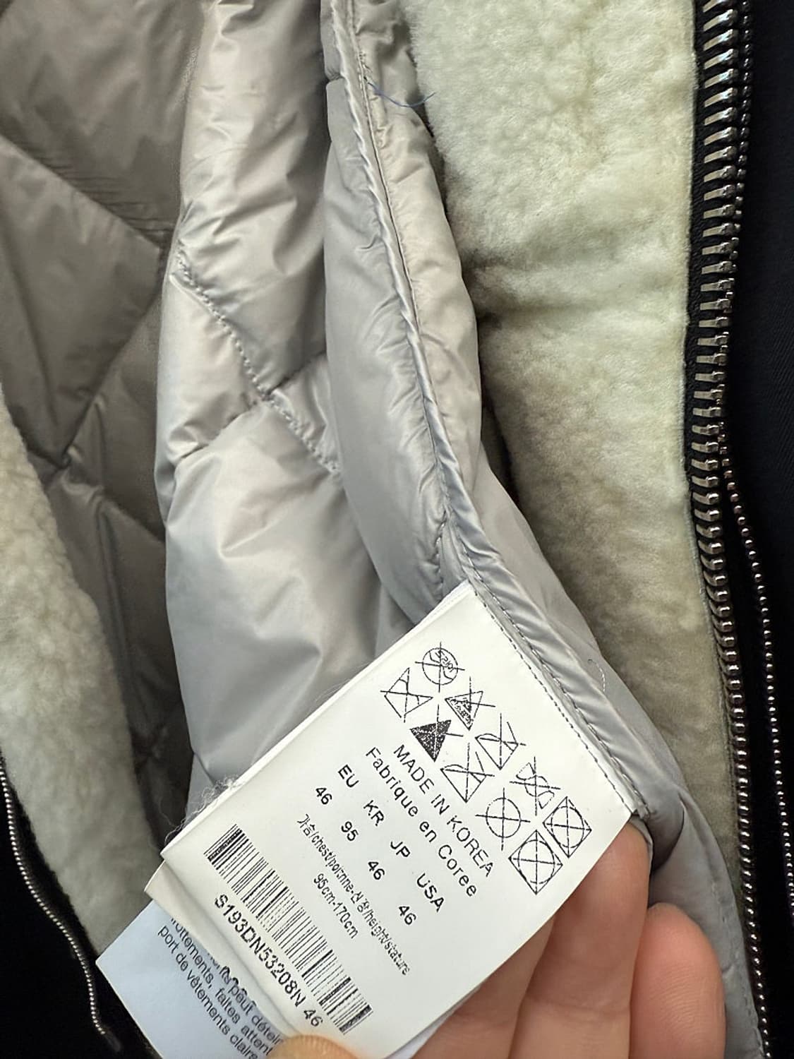 95) 솔리드옴므 무스탕 야상코트  상품이미지9