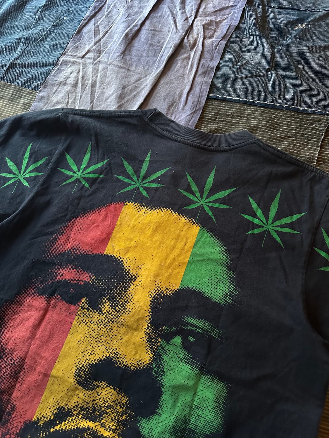 90s Bob Marley Mariuana Drug T Shirt 상품이미지6