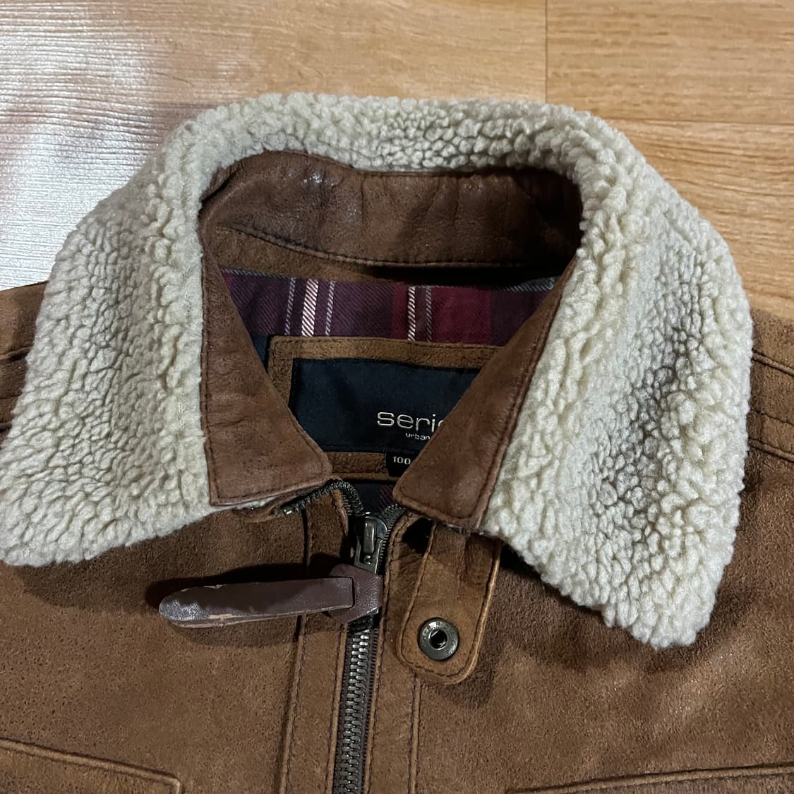 [97] 시리즈 시어링 스웨이드 가죽자켓 상품이미지5